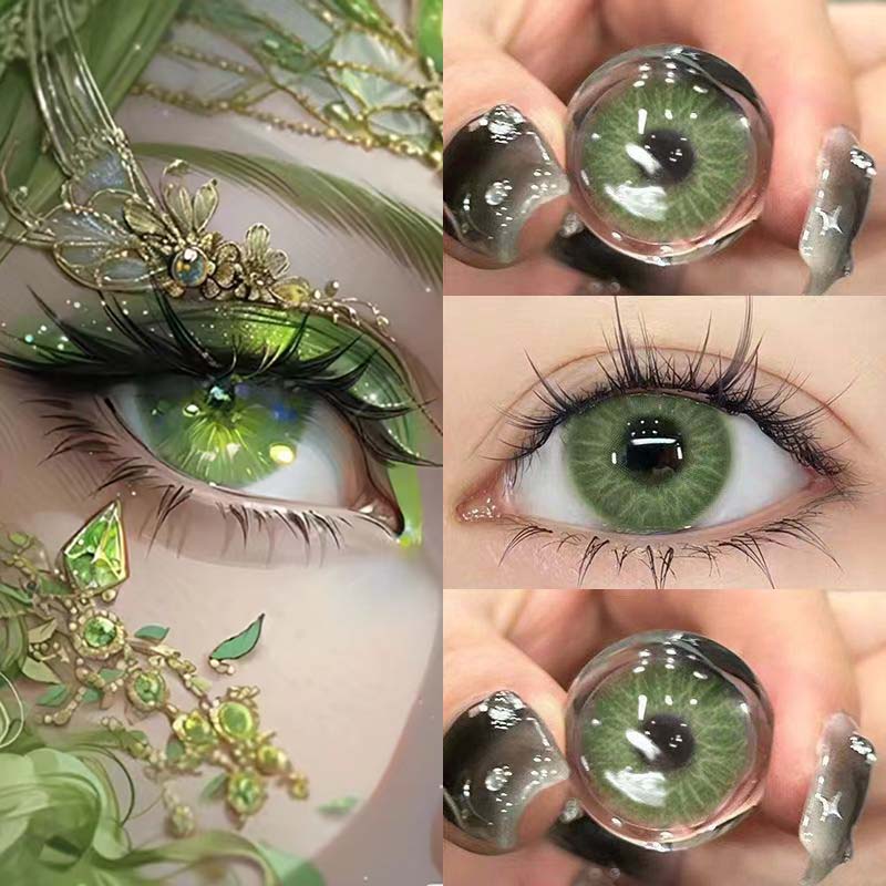 green contact lenses CO259