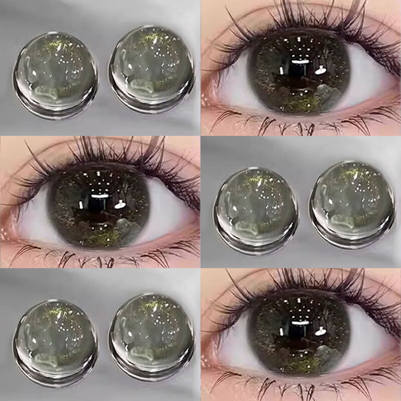 Green contact lenses CO72