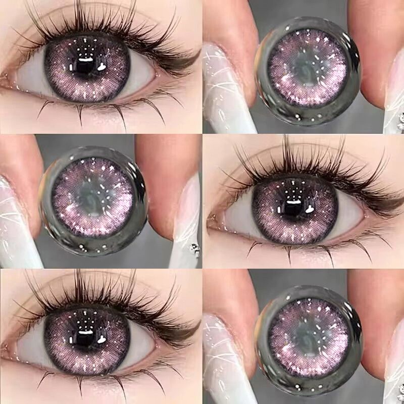 Pink contact lenses CO211