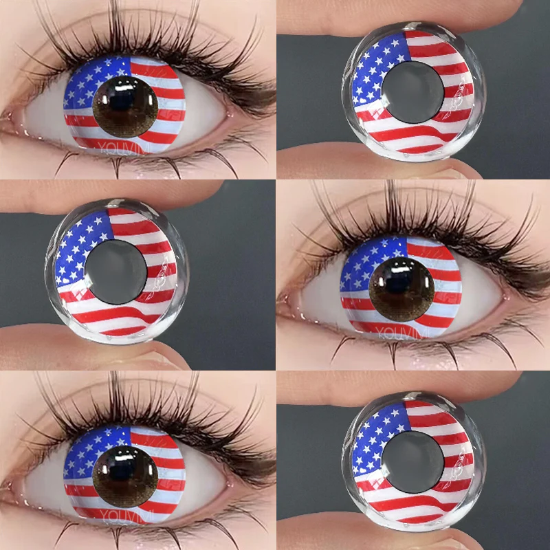 Flag Contact Lenses CO205