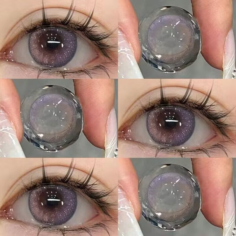 Purple contact lenses CO65