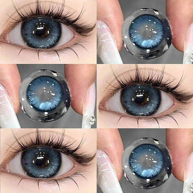 Blue contact lenses CO93