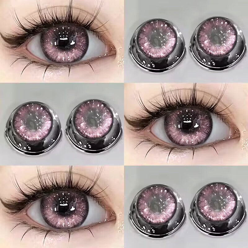 Pink contact lenses CO211