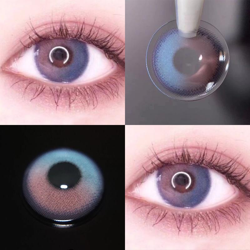 PINK BLUE CONTACT LENS CO120