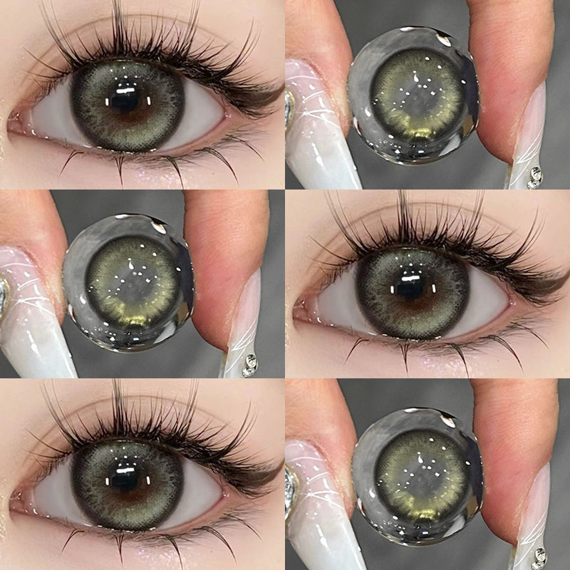 Green contact lenses CO83