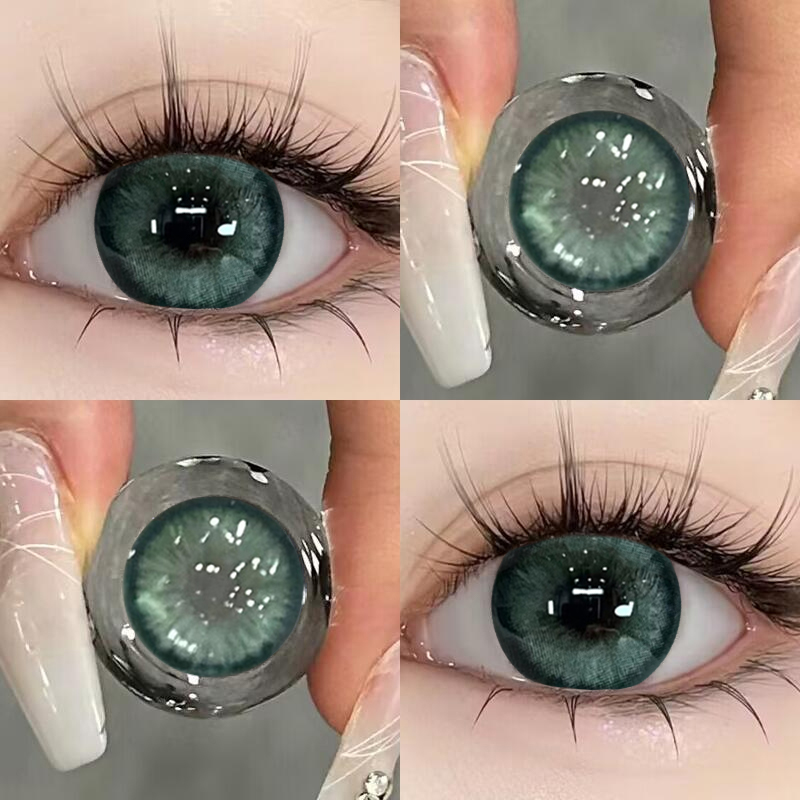 Green contact lenses CO35