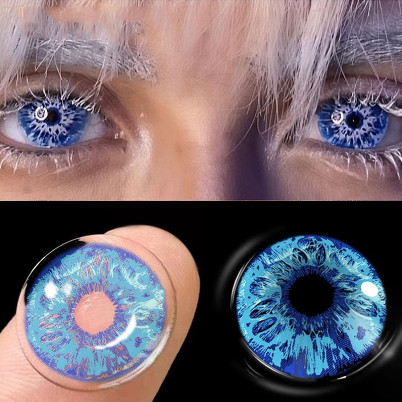 Blue contact lenses CO229