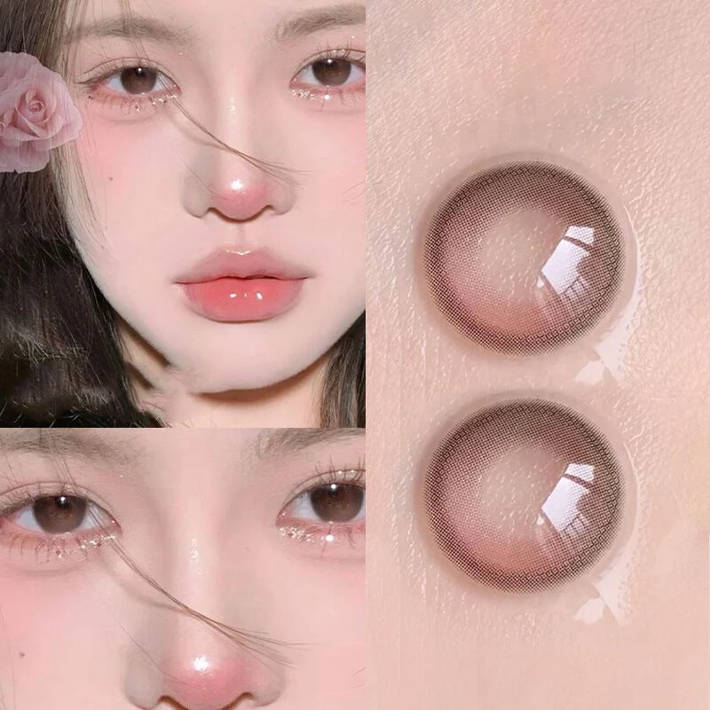 Gray-Pink Contact Lense CO111