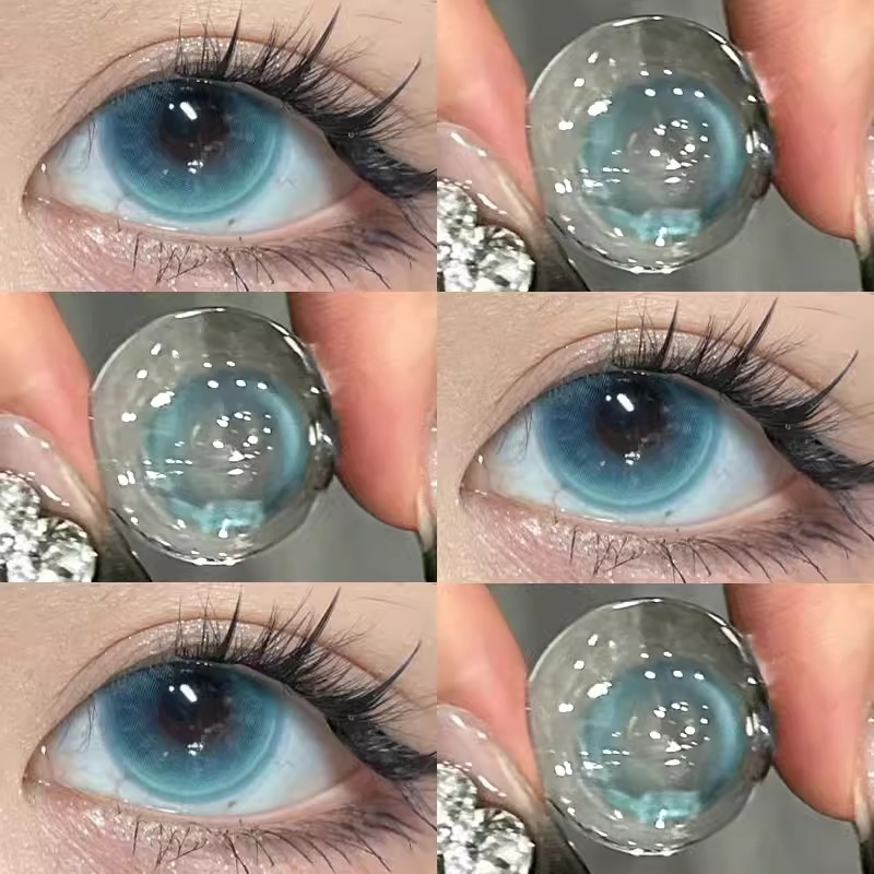 Blue contact lenses CO71