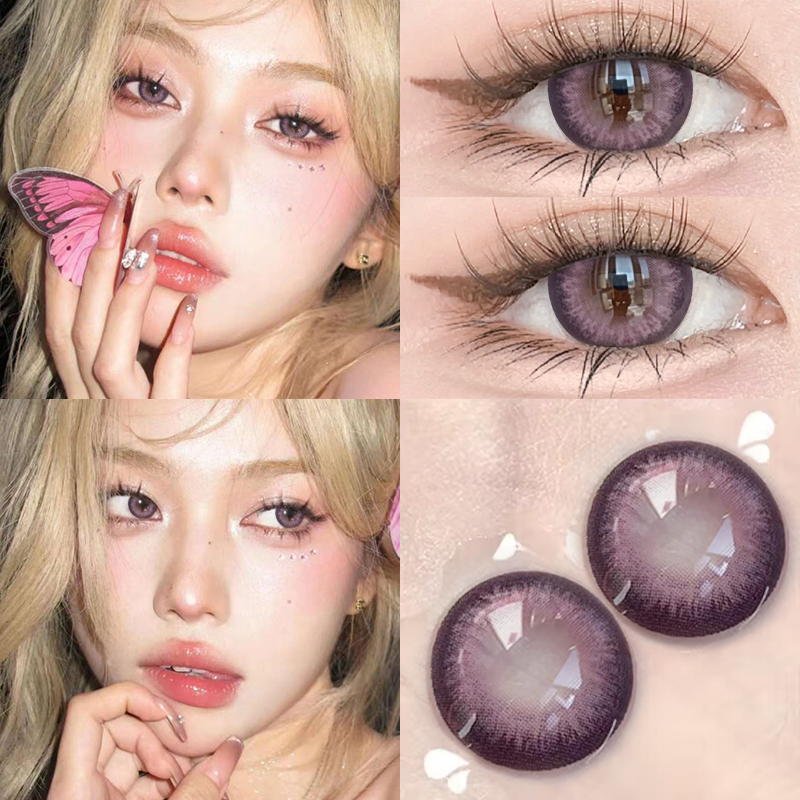 Purple contact lenses CO222