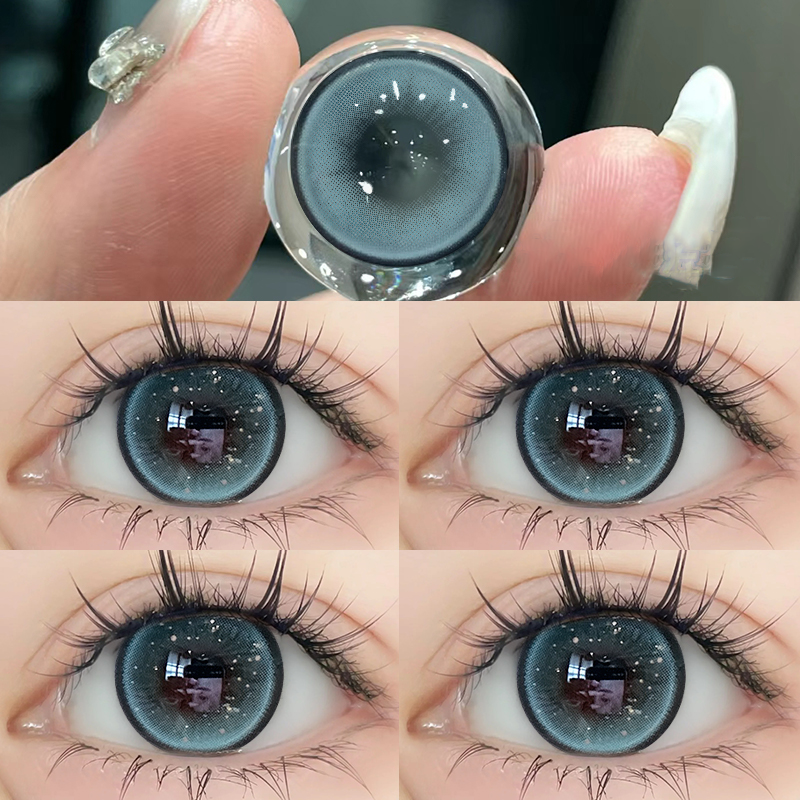 Green contact lenses CO244