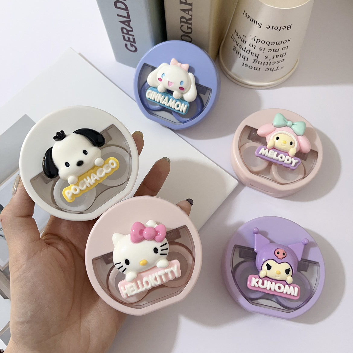 kitty contact lens case CO201