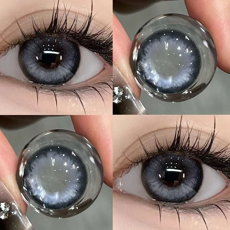 Black and blue contact lenses CO91