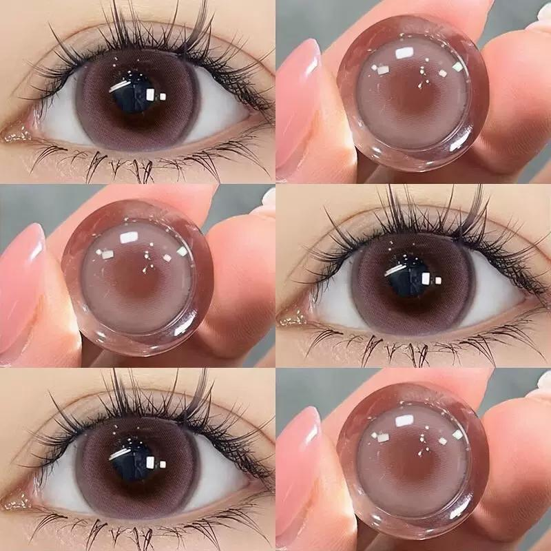 Red contact lenses CO97