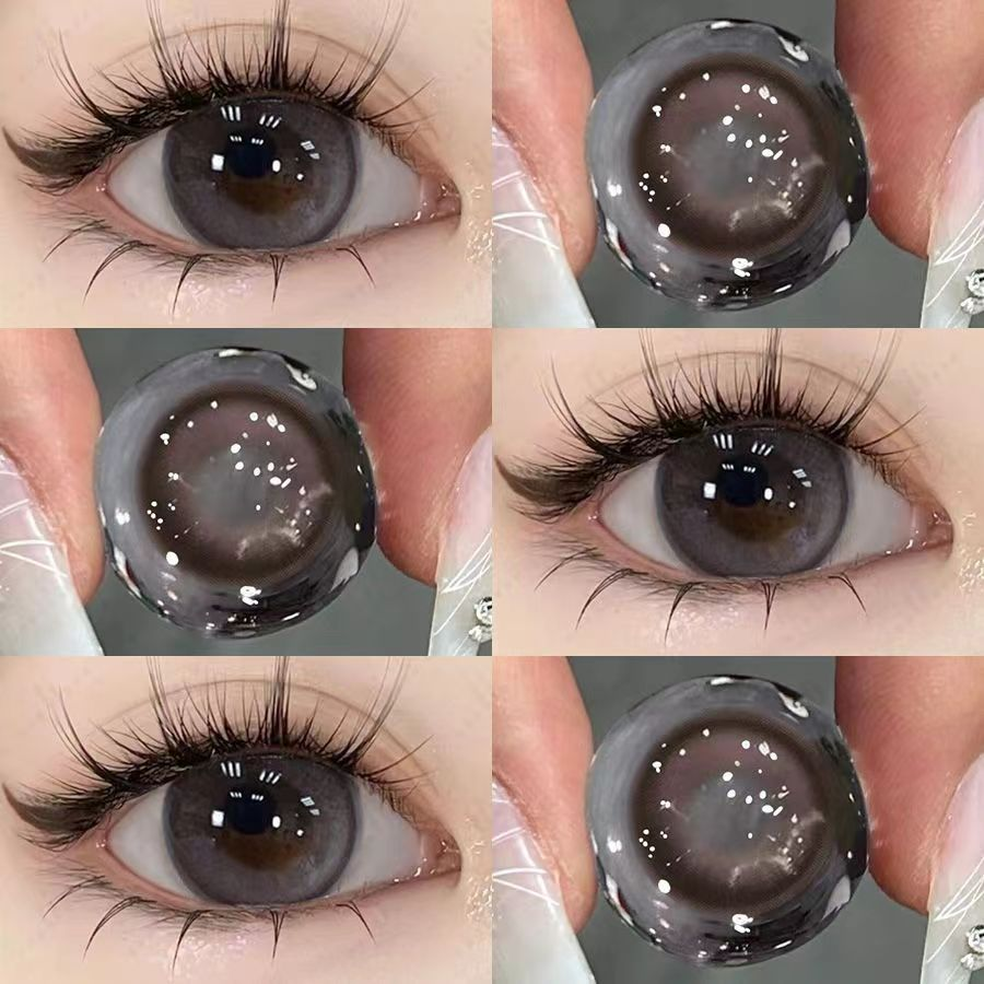 Gray contact lenses CO66