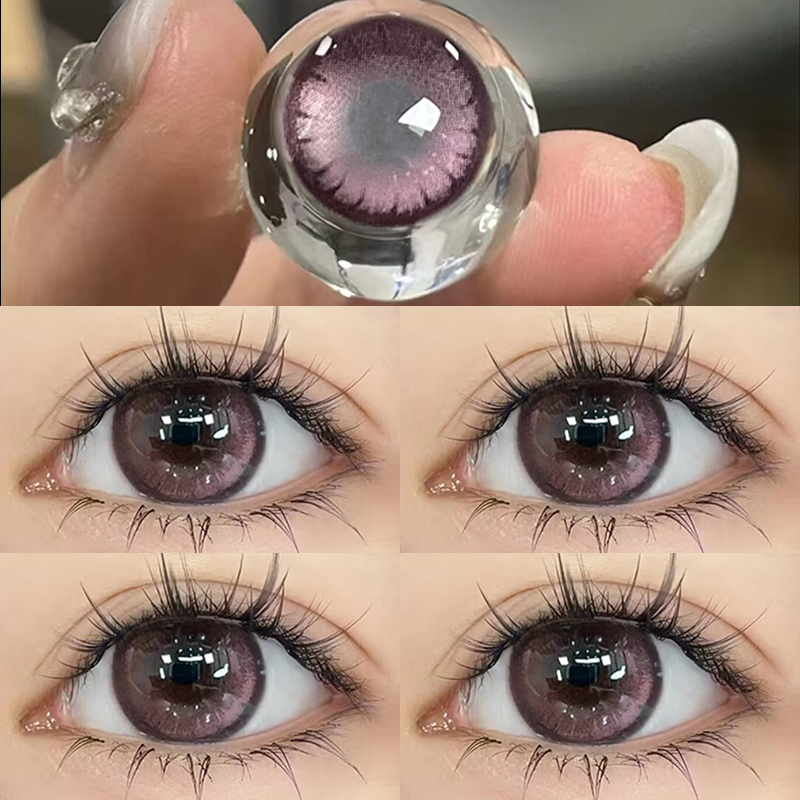 Pink purple contact lenses CO188