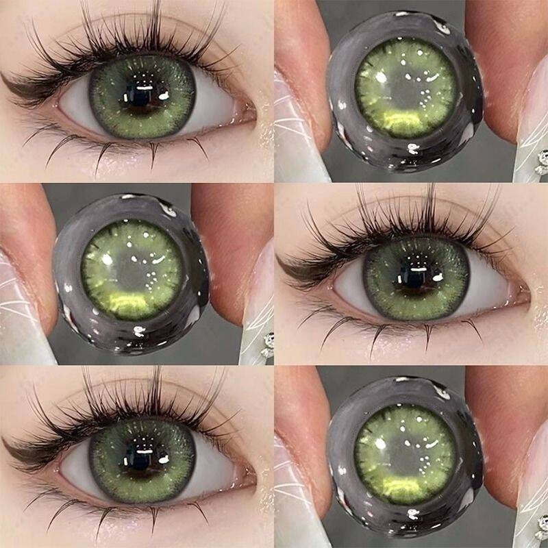 Green contact lenses CO226