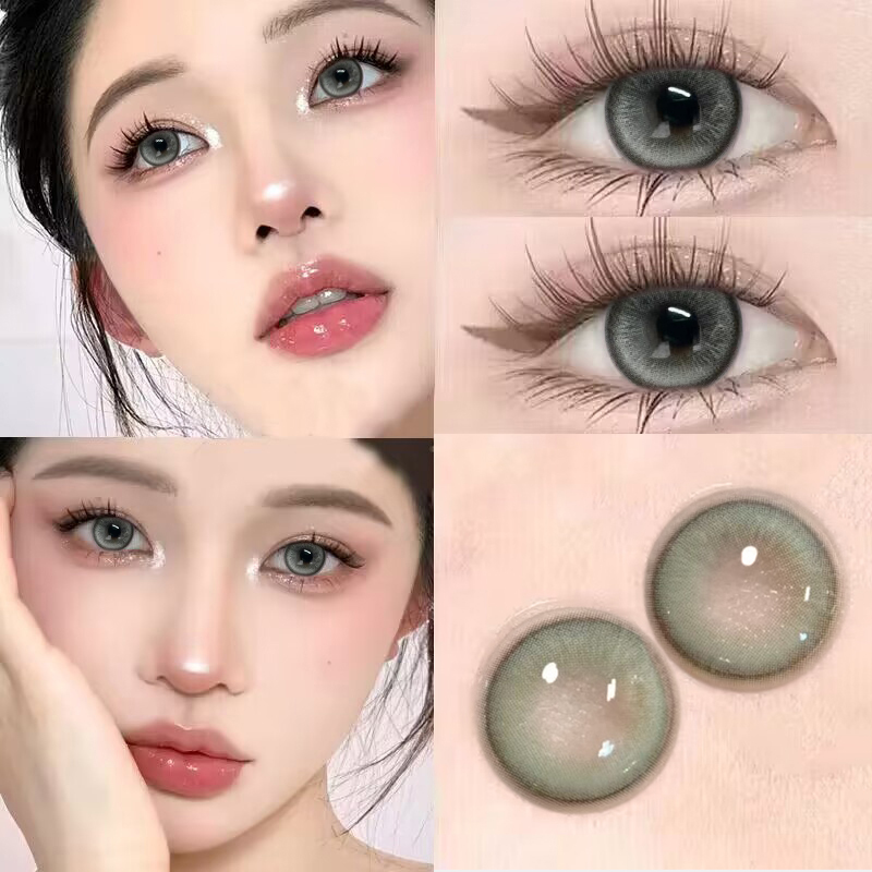 Green contact lenses CO195